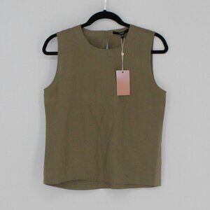 New Quince Green Sleeveless Shirt